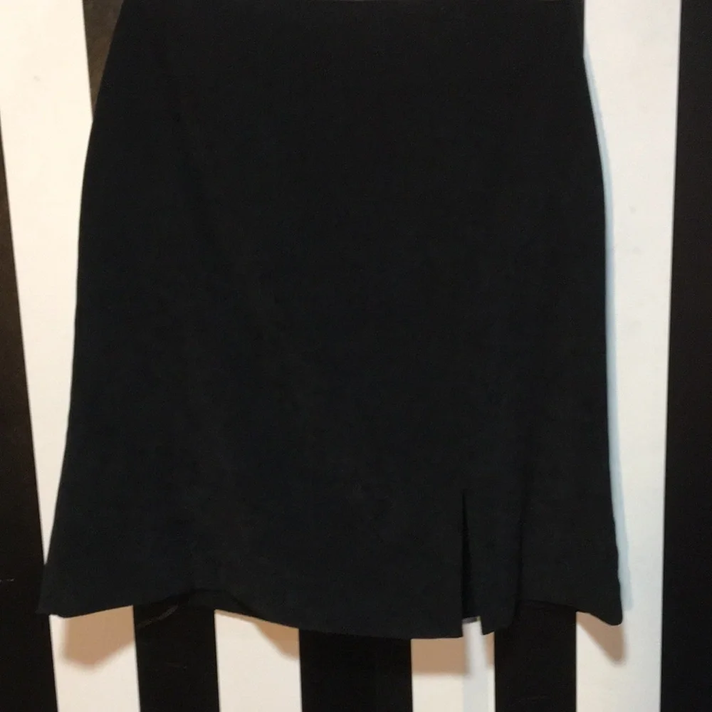 Retro Vintage 1980s Short Black Above Knee A-Line Skirt Size 4 Woman’s XS/Small